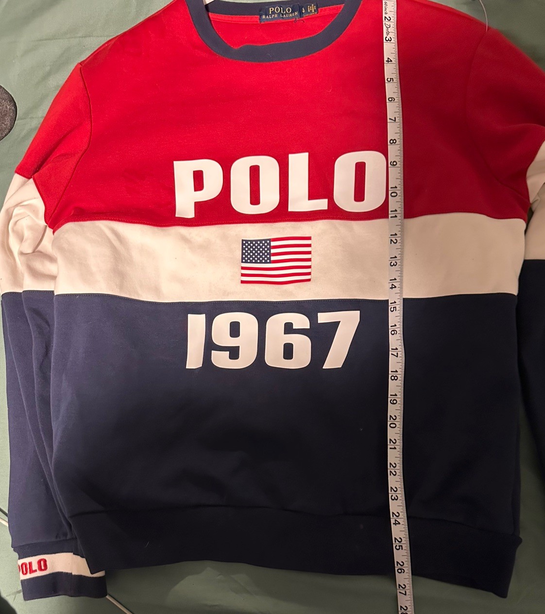 Polo Ralph Lauren 1967 Shield Crewneck Fleece Sweatshirt Sweater Men’s L thumbnail 7