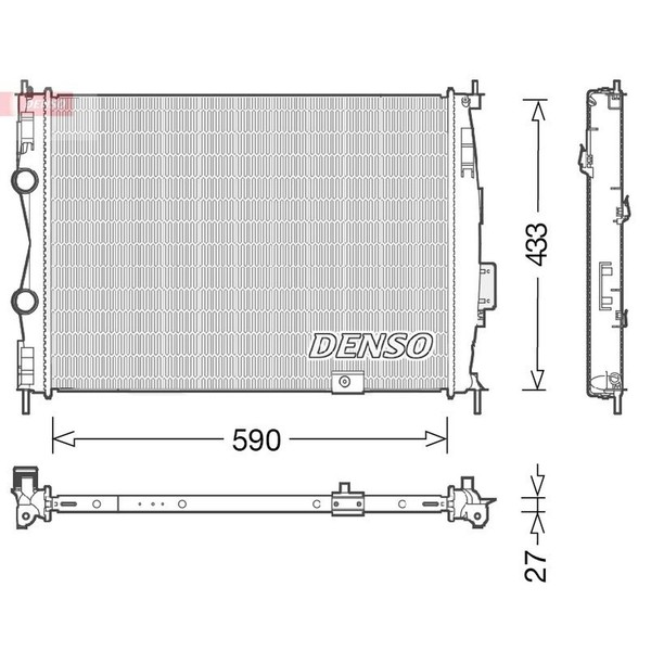 Denso DRM46051 KüHler, MotorküHlung-image