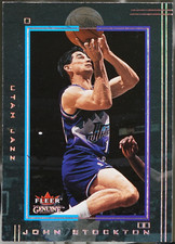 2001-02 Fleer Genuine #37 John Stockton Basketball VG