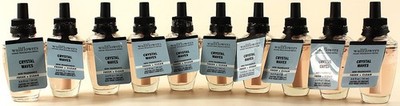 QTY 10 - Bath & Body Works CRYSTAL WAVES Wallflowers Home Fragrance Oil Refills