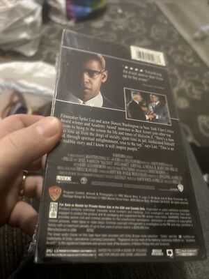 Malcolm X VHS 1993 2-Tape Set New Sealed Denzel Washington Spike