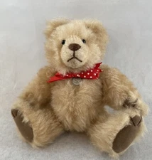 Vintage Fully Jointed Plush Bear By Terry Of Nickel Bear #4/25 6 1/2” Tall