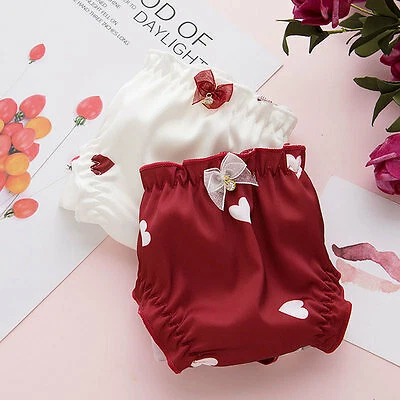 3 PIEZAS Kawaii Precioso Cintura Pequeña Satén Cómodo Calzoncillos Bragas Foto 2 de 4