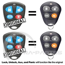 2 New Replacement Automate 4Btn Keyless Entry Remote Car Key Fob For EZSDEI474V