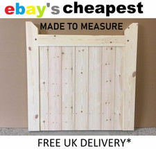 Garden Gate Handmade Wooden Cottage Flat Top Pedestrian Gate Mortised TGV