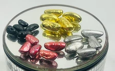 20 Pcs Gold Red Silver Black Leklai Mix all Amulet Magic Stone Best top superset