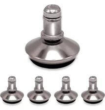 Replace Swivel Caster Wheels to Fixed Stationary Foot, Dia 7/16"(11mm) stem 5pcs