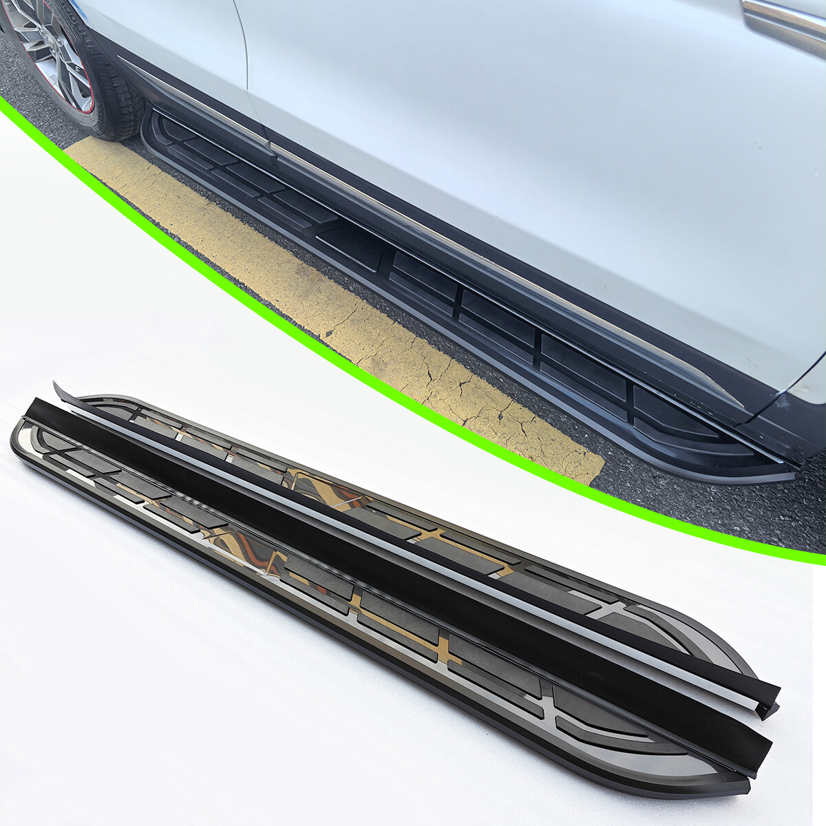 2pcs Running Board fit for Volvo XC40 2018-2026 Side Step Nerf Bar