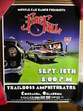 FIREFALL Concert Poster Print Muscle Car Ranch Oklahoma Trailboss Amphitheatre