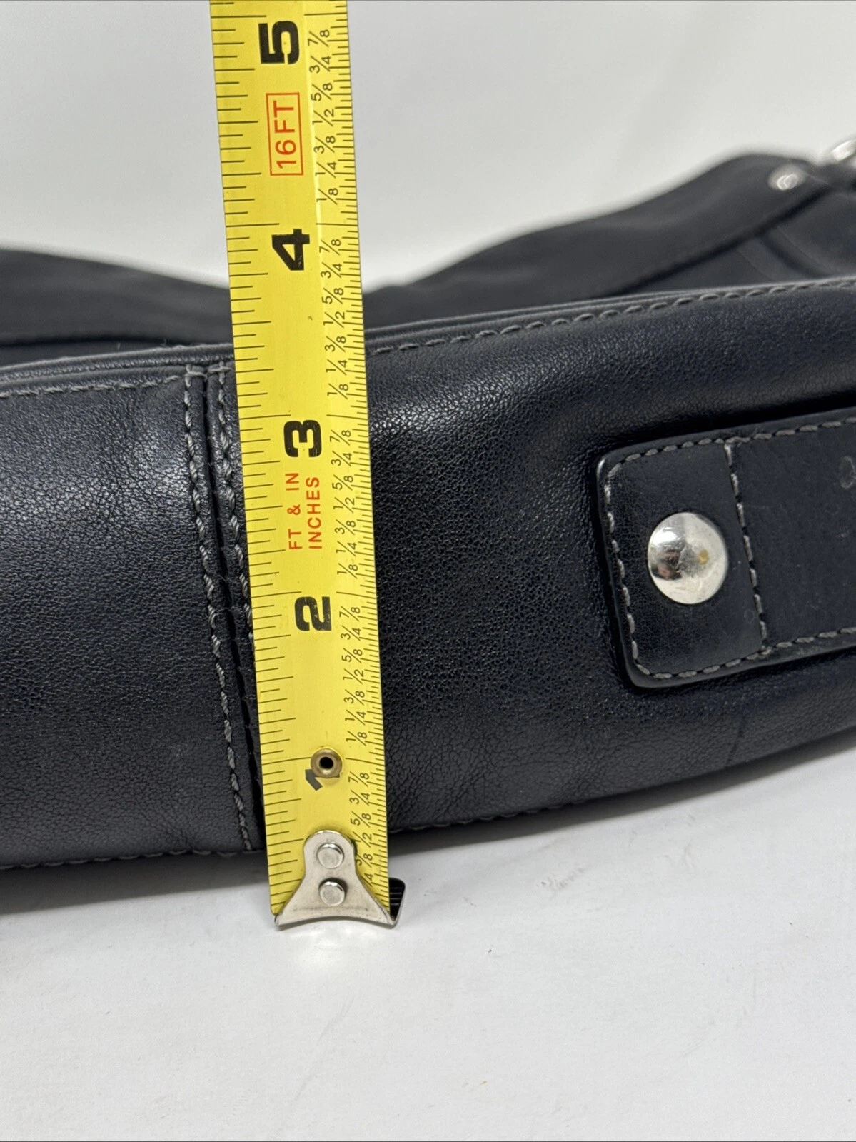 Coach Borsa a mano Borsetta F12671 Pelle Nera