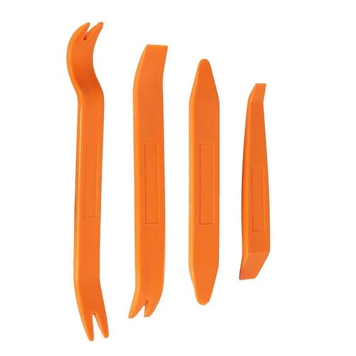 4pcs Kit Utensile Smontaggio per Rimozione Ricambio Riparazione Auto universale - Imagen 3 de 10