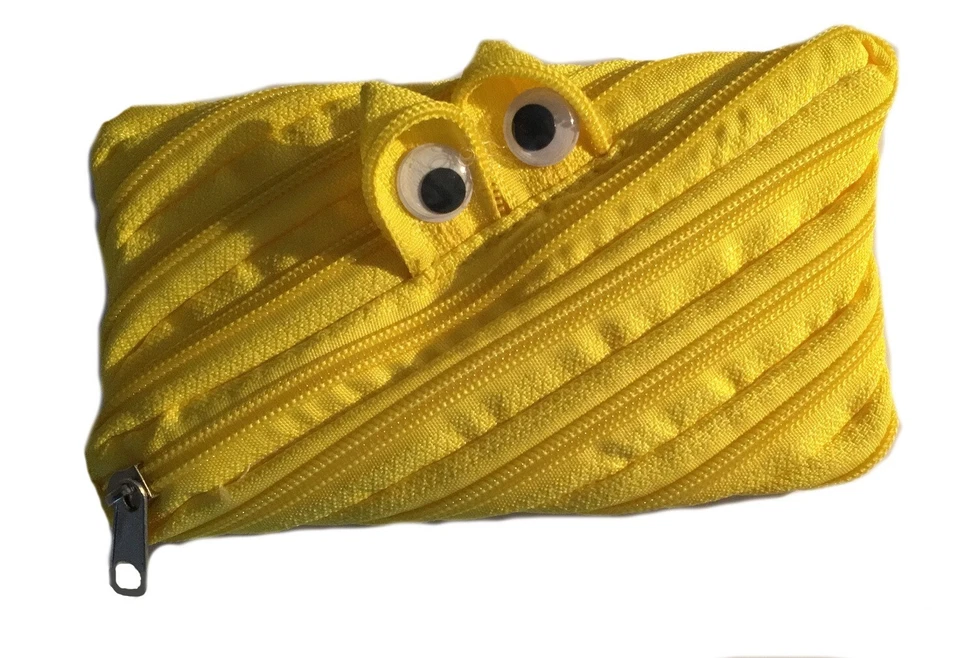 ZIPPY - SCHLAMPERROLLE / MÄPPCHEN MIT REISSVERSCHLUSS - GELB - 15 cm - NEU