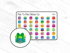 1439 Birthday Present Planner Stickers.