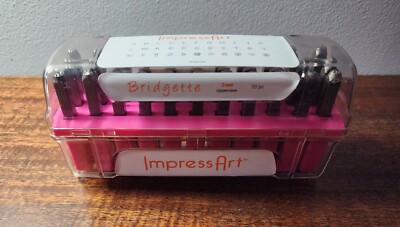 ImpressArt Bridgette Uppercase Letter Metal Stamps Set 33pcs  # SC1215A-3MM