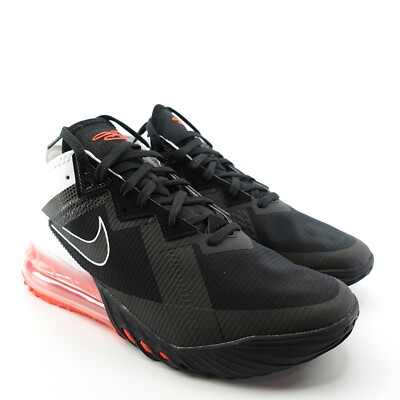 Nike Lebron 18 Low Heart of Lion Shoes Black White Crimson CV7562-002 Mens 9 Nike Lebron 18 Low Heart of Lion Shoes Black White Crimson  main image 4
