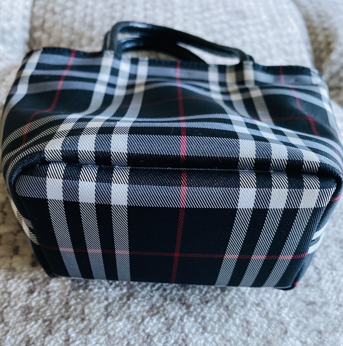 Rare Burberry London Women's Nova Check Tote Bag Black | eBay