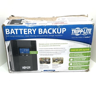 Tripp Lite by Eaton SmartPro 230V 1.5kVA 900W Line-Interactive UPS NEW OPEN BOX