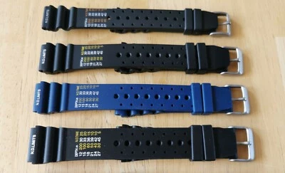 MARKENLOS Gummi / Silikonband für z.B. Citizen Promaster 18,20,22,24mm
