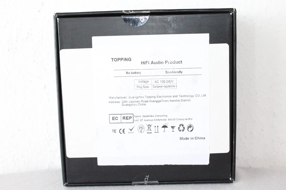 Topping A50s Verstärker Kopfhörerverstärker schwarz Neu Rechnung MwSt - Bild 2 von 3