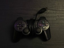 Black USB Video Game Controller For Sony PS3 Playstation 3 And PC