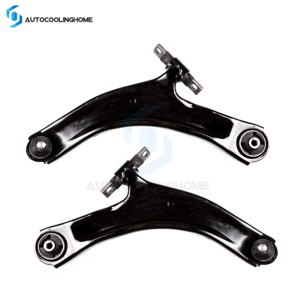 ZonCar Front Lower Control Arms With Ball Joints For Nissan Rogue 2008-2013 & Select 2014-2015 – Pair, Steel, Bolt-On