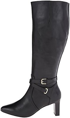 Lauren Ralph Lauren Women's Nally Chelsea Burnished Calf Boot BLACK ...