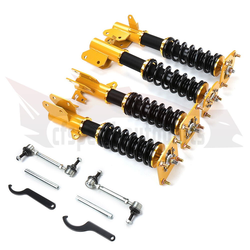 Yellow Coilovers Struts Shocks Suspension Kits For 19992002 Mazda