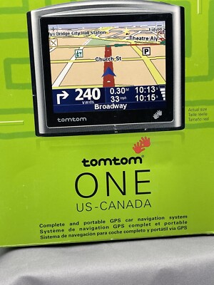 TomTom One Vehicle GPS Includes all original items in box Used and