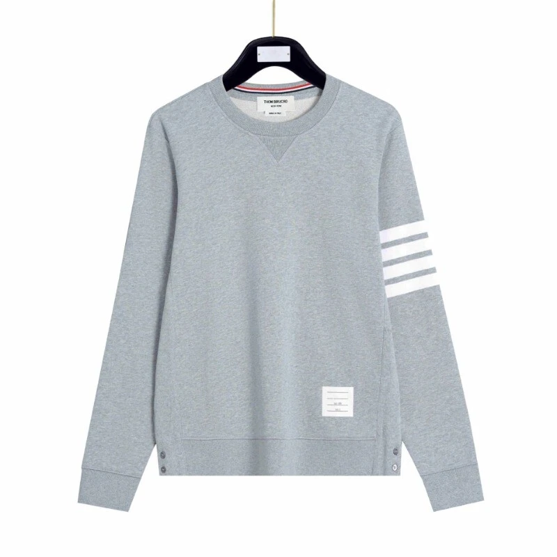 Felpa girocollo Thom Browne donna casual con cappuccio