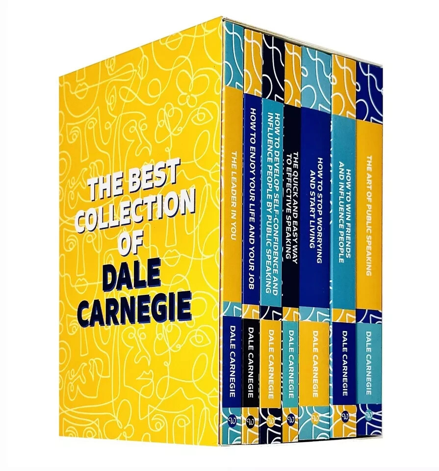 Best Collection Of Dale Carnegie 7 Books Set The Art of Public Speaking