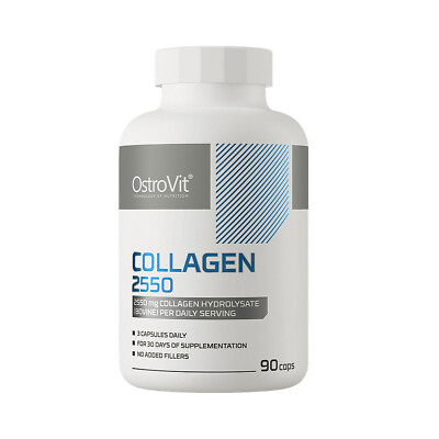 Kollagen 2550mg   90 Kapseln | Hochdosiert | Typ I & III | Haut, Gelenke, Haare