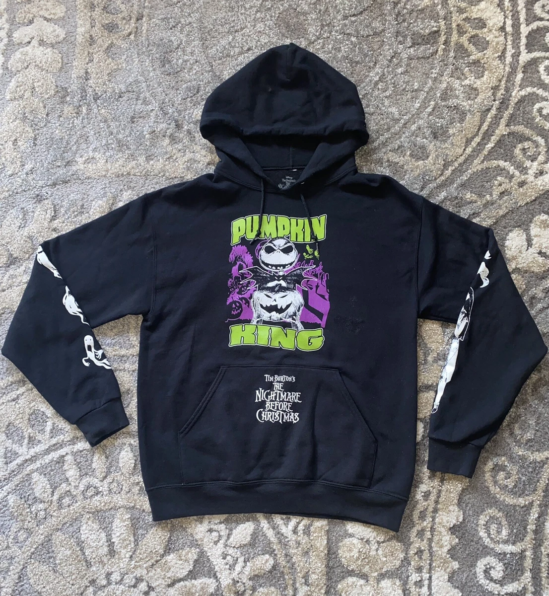 Disney Pumpkin King Hoodie Size Med Jack Skellington Nightmare Before  Christmas | eBay