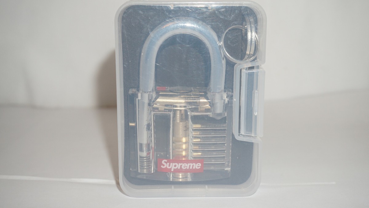 Supreme Lock Clear Transparent Ss20 Week 2 for sale online | eBay