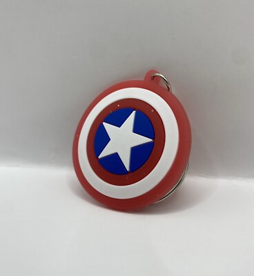Marvel Captain America Schild Schlüsselring Avengers Film Comic Schlüsselanhänger Neuheit.