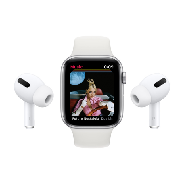 Apple Watch SE 44mm Aluminiumgehäuse-Silber mit Sportarmband in Weiß (GPS +  Cellular) (MYEV2FD/A) online kaufen | eBay
