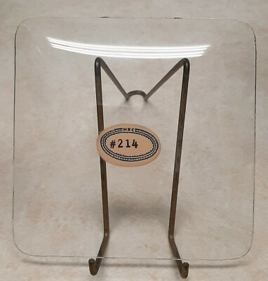 Vintage HRC 4 15/16'' Ingraham Replacement Clock Glass # 214 NOS