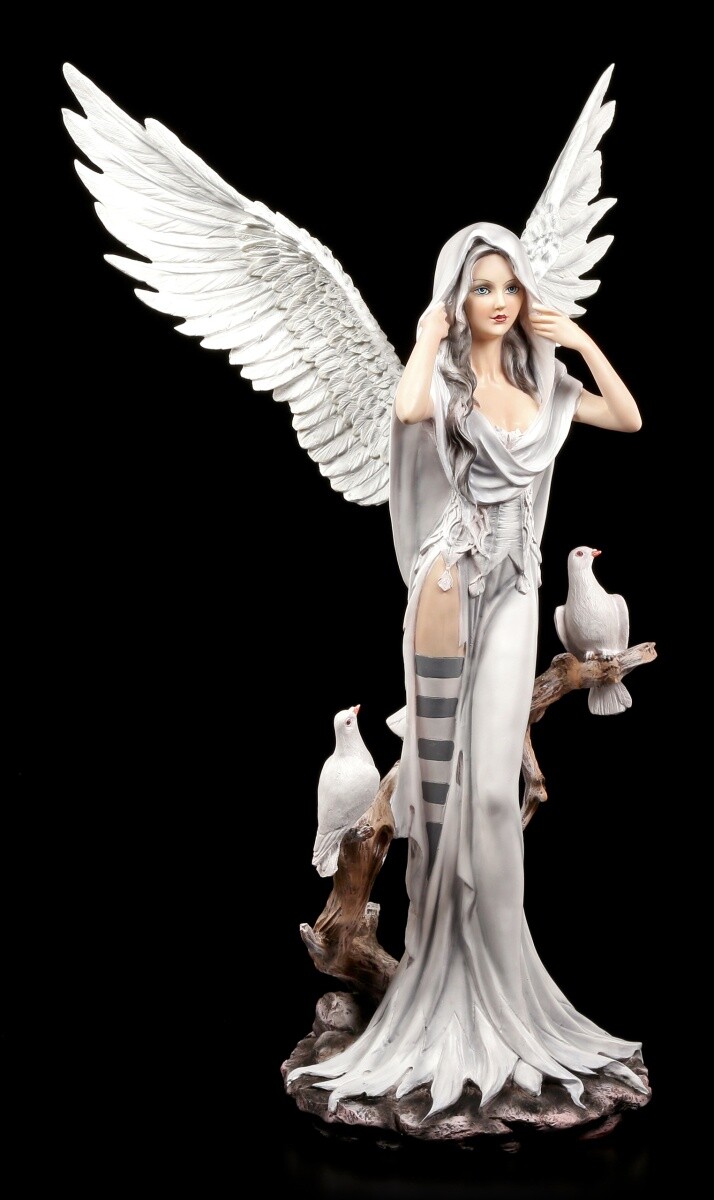 Angel of Light Figure with Doves 61 cm - Guardian Angel Large