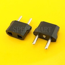 2pcs US/AU To EU European Travel Charger Power Adapter Converter Wall Plug Home