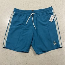 VOLCOM Lawton 18" Classic BoardShorts NEW Mali Blue Surf Trunks Beach Men's XL