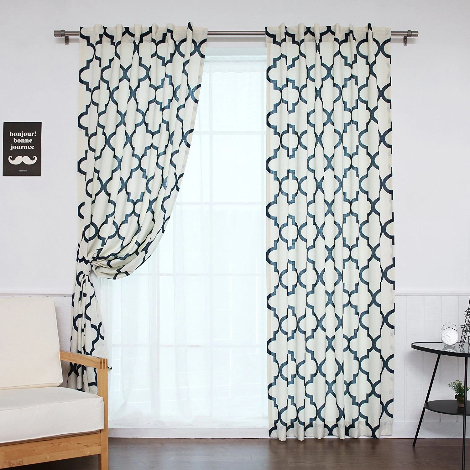 Best Home Fashion Moroccan Curtains - Thumbnail 3