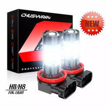 For Honda Accord Civic 2006-2019 H11 H8 Fog Light 6000K White LED Bulbs 2x