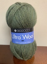 Brand New - Berroco Ultra Wool Dark Green 33118 100% Superwash Wool Yarn