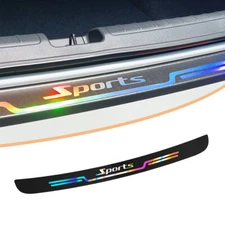 Sports Laser Colorful Sticker Car Rear Trunk Protector Corner Sticker Accessory