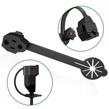 3-Prong Prong Protector Outdoor Plug Cover for 120V Outdoor Extension Cord Plugs