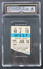 1968 NHL All-Star Game Ticket Stub iCert Graded NHL Hockey MLG Gamble Leafs