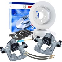 Bosch Bremsscheiben 300Mm BeläGe + Bremssattel Rep-Satz Hinten FüR Mercedes W204