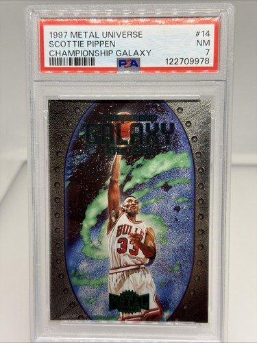 Scottie Pippen #14 1997 Metal Universe Championship Galaxy card