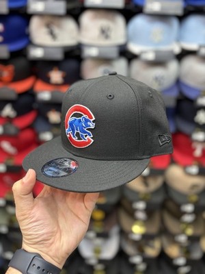 Cubs 9FIFTYスナップバックキャップ New Era Chicago Cubs Black 9Fifty Adjustable SnapBack Hat | eBay