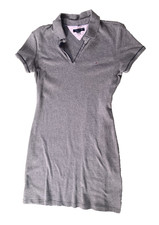 Tommy Hilfiger Gray Polo Shirt Dress Women’s Size Medium