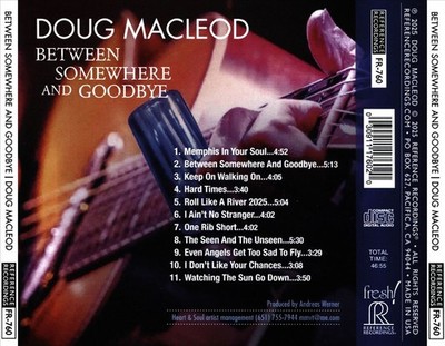 DOUG MACLEOD BETWEEN SOMEWHERE AND GOODBYE NEW CD